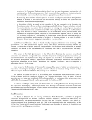 merck Proxy Statements2008