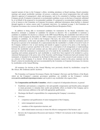 merck Proxy Statements2008