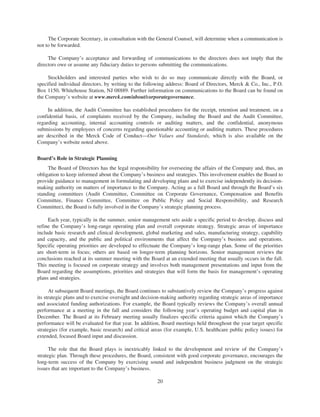 merck Proxy Statements2008