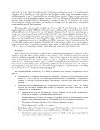 merck Proxy Statements2008