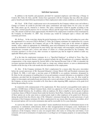 merck Proxy Statements2008