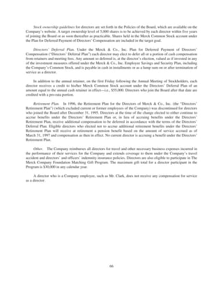 merck Proxy Statements2008