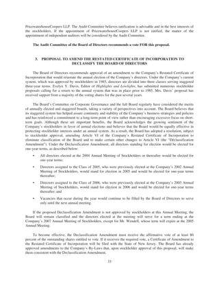 merck Proxy Statements2004