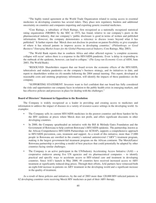 merck Proxy Statements2004