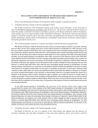 merck Proxy Statements2004