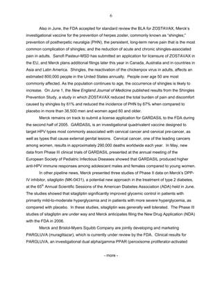 merck 	2Q05 Earnings Release