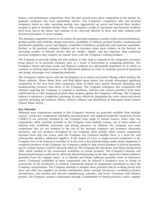 apple 10-K Annual Report2004