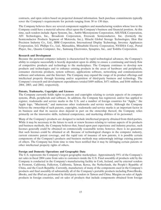 apple 10-K Annual Report2004