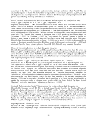 apple 10-K Annual Report2004