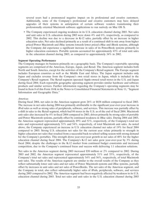 apple 10-K Annual Report2004