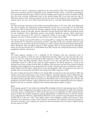 apple 10-K Annual Report2004