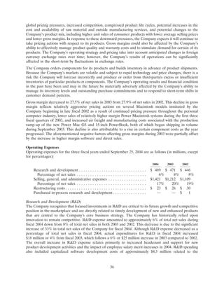 apple 10-K Annual Report2004