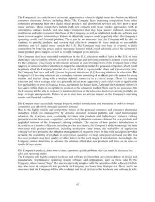 apple 10-K Annual Report2004