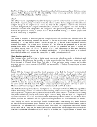 apple 10-K Annual Report2004