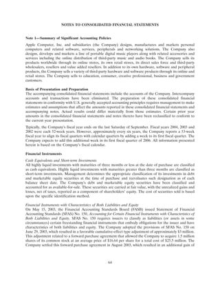 apple 10-K Annual Report2004