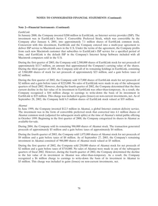 apple 10-K Annual Report2004