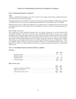 apple 10-K Annual Report2004