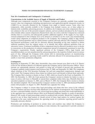 apple 10-K Annual Report2004