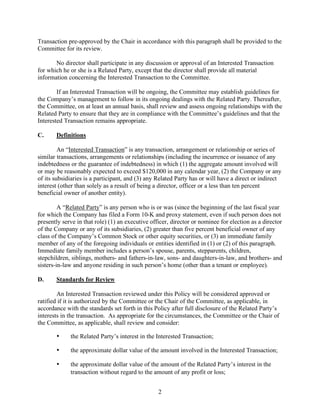 apple Related Party Transactions Policy