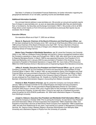 tech data  Annual report 2003