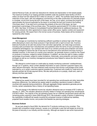 tech data  Annual report 2003