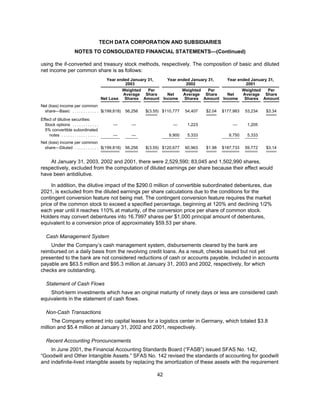 tech data  Annual report 2003