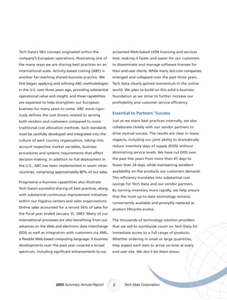 tech data  Annual report 2003
