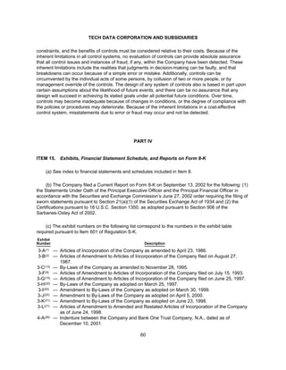 tech data  Annual report 2003