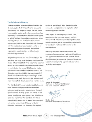 tech data  Annual report 2003