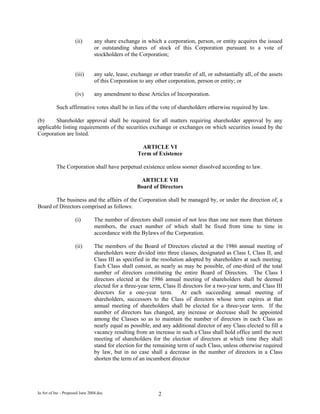 tech data Articles of Incorporation