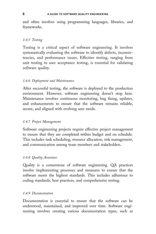 A Guide to Software Quality Engineering 1st Edition Pargaonkar Shravan ...