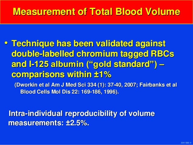 Blood Volume Measurement