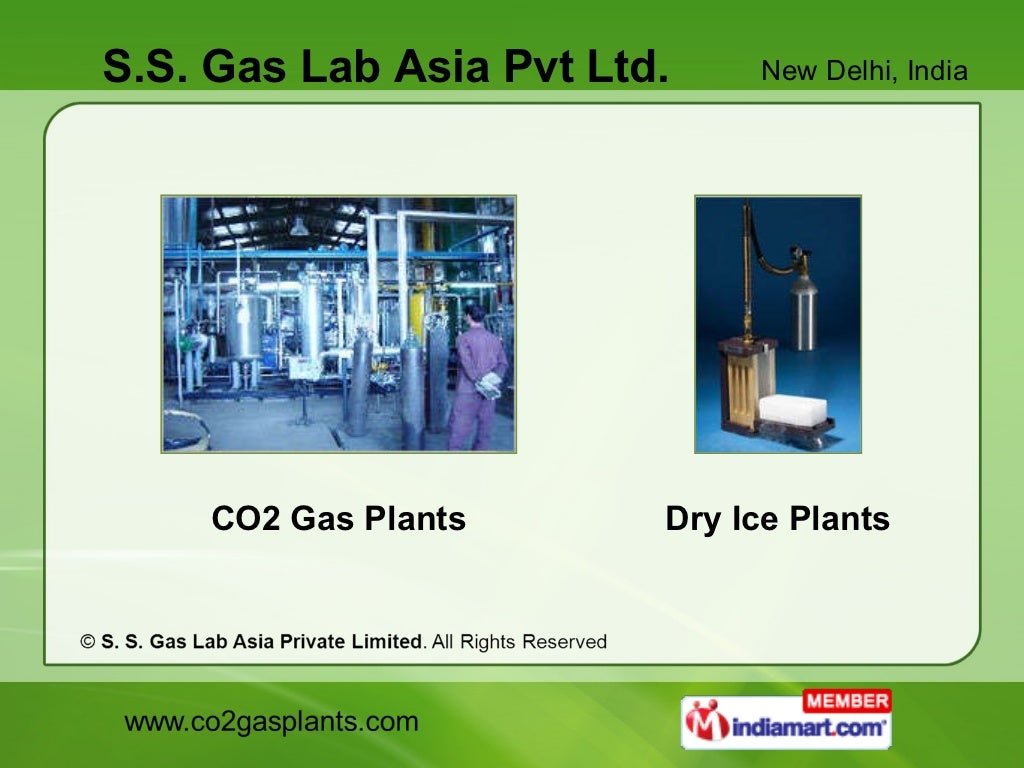Co2 Gas Plants by S. S. Gas Lab Asia Private Limited Delhi Delhi