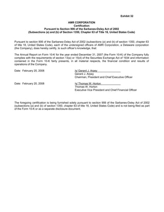 AMR Annual Report 2007