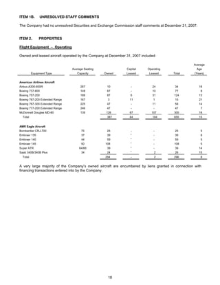 AMR Annual Report 2007