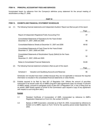 AMR Annual Report 2007