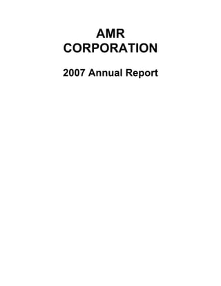 AMR Annual Report 2007