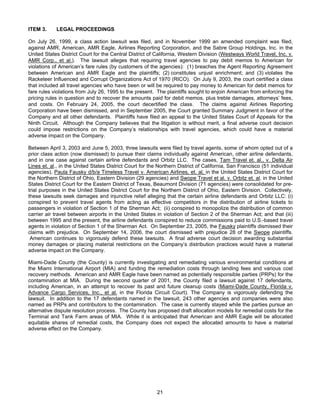 AMR Annual Report 2006