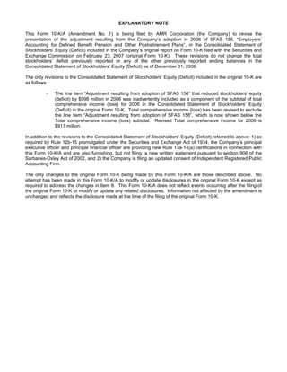 AMR Annual Report 2006