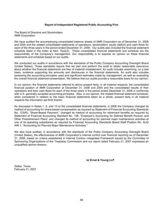 AMR Annual Report 2006