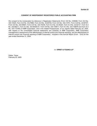 AMR Annual Report 2004