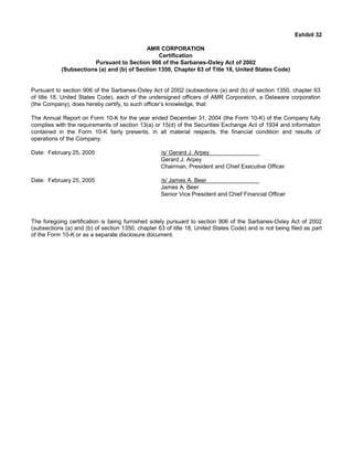 AMR Annual Report 2004