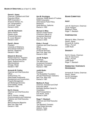 AMR Annual Report 2004