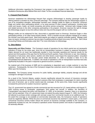 AMR Annual Report 2004