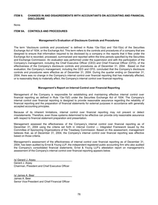 AMR Annual Report 2004