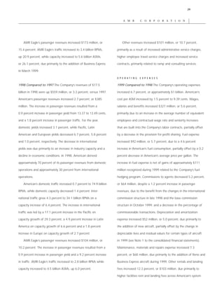 AMR Annual Report 1999