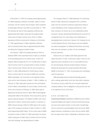 AMR Annual Report 1999