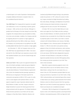 AMR Annual Report 1999