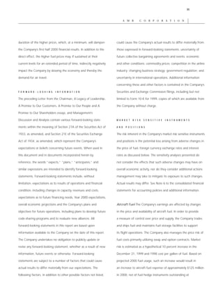 AMR Annual Report 1999