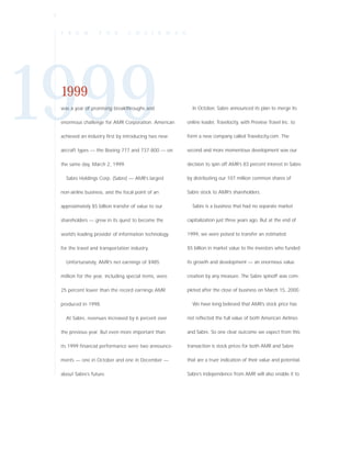 AMR Annual Report 1999